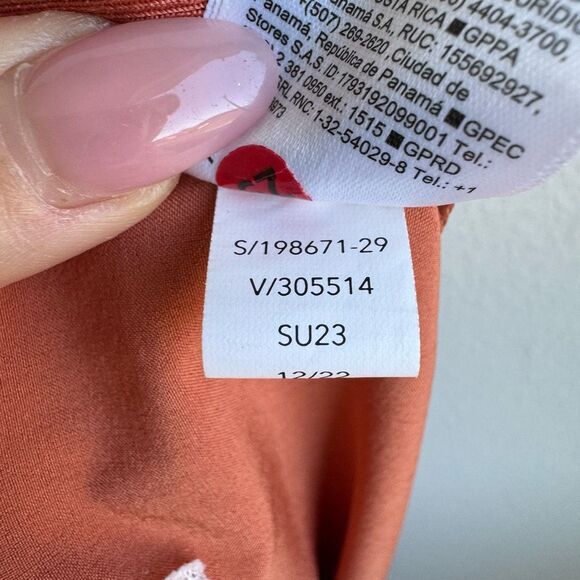 ATHLETA Brooklyn Heights Pants Size 6 Small Orange Haze Slim Stretch Tech - Picture 9 of 9